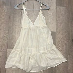 Flowy white dress